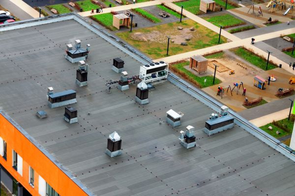 Flat Roof Inspection in Utica