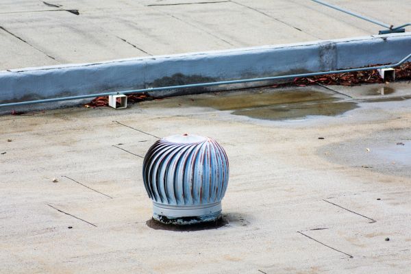Flat Roof Vent Installation in Utica