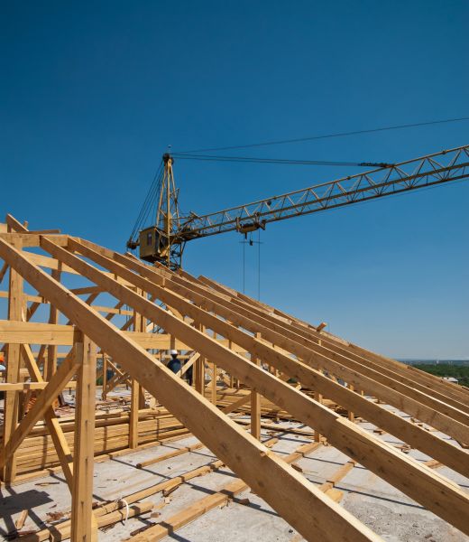 A Frame Roof Installation in Utica